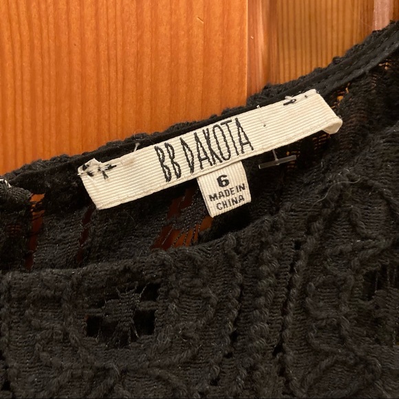 BB DAKOTA cotton lace tank dress from Nordstrom, size 6 - Picture 4 of 7
